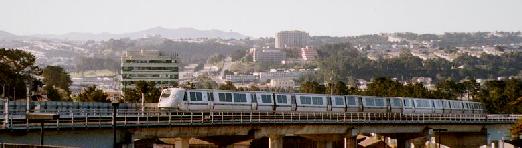 Train Running Through Daly City