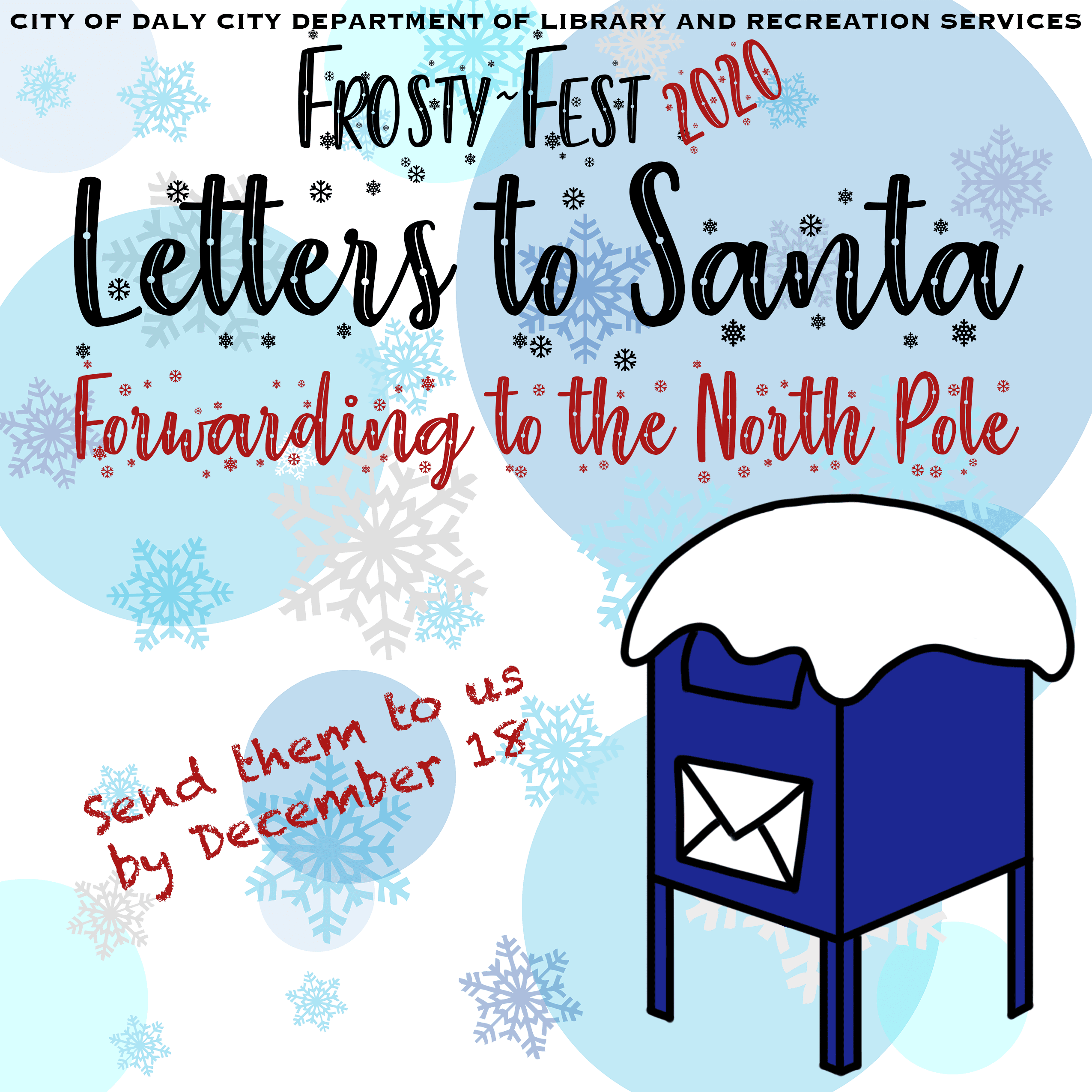 Frosty Fest Letters