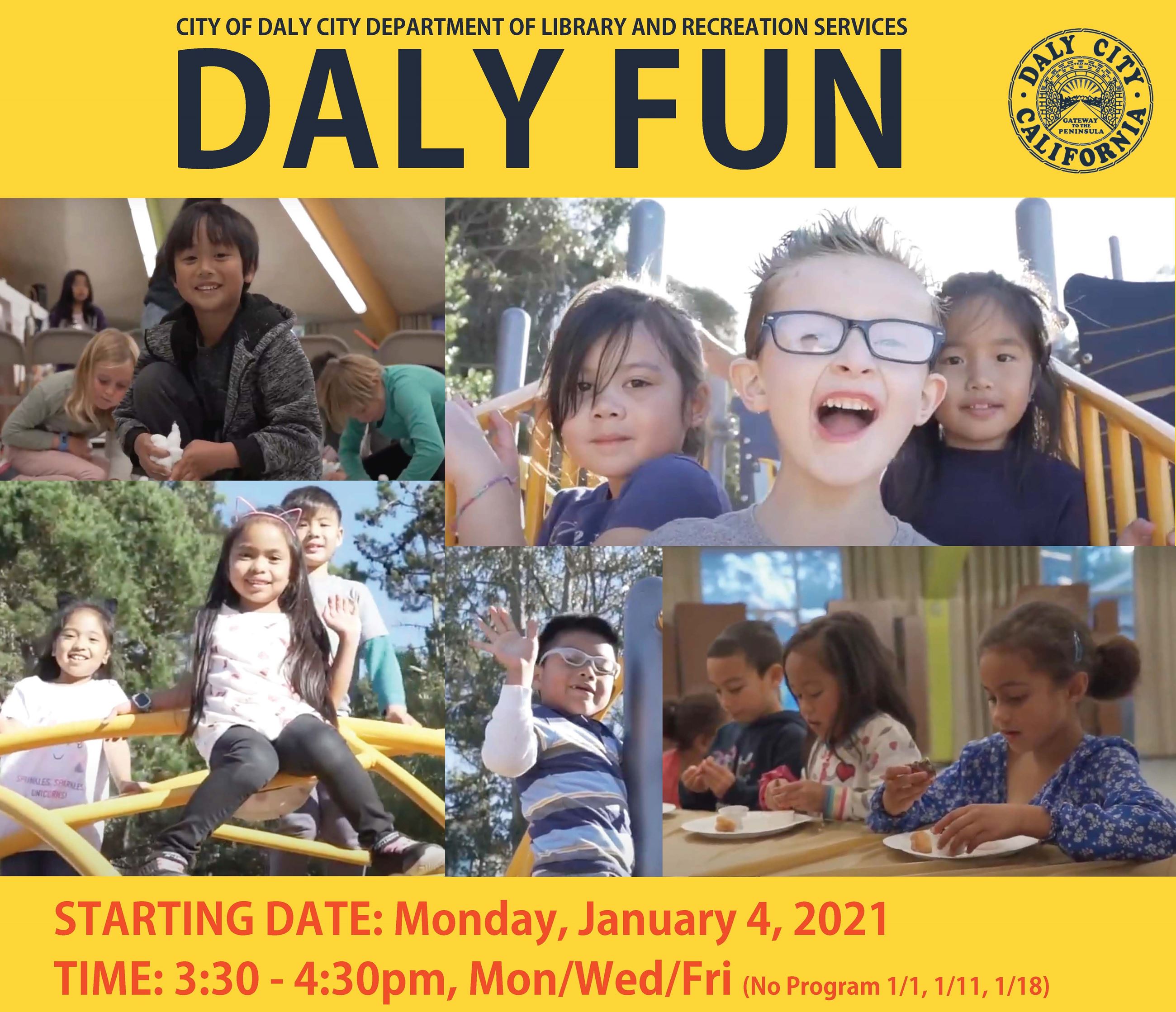 Daly Fun Flyer for January