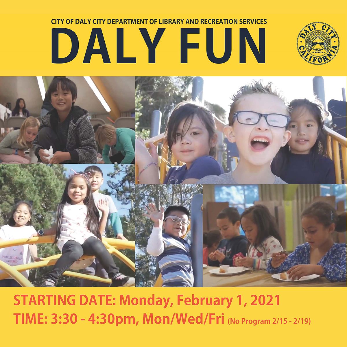 Daly Fun Flyer for February