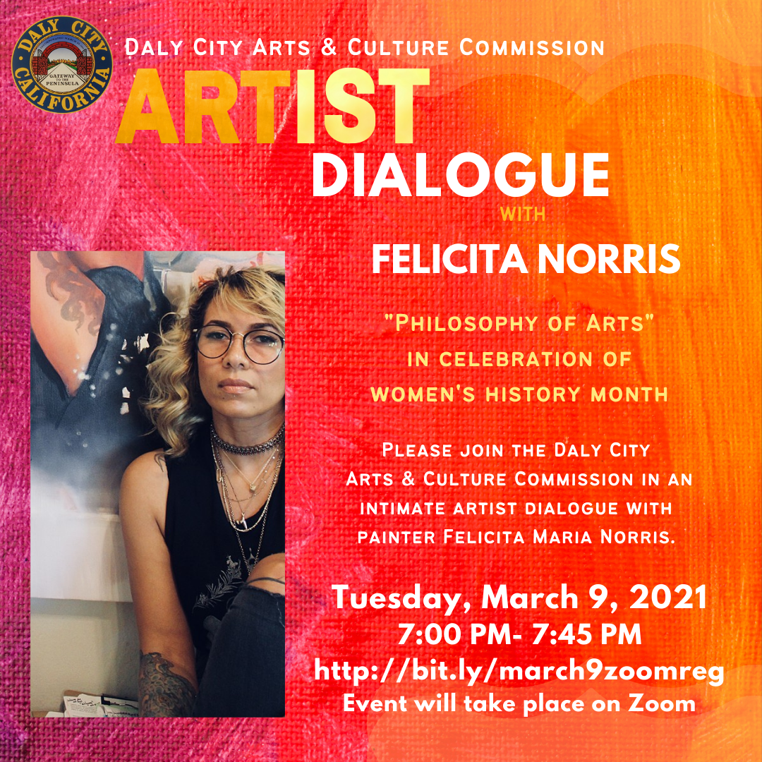DC Arts and Culture Artist Dialogue Felicita Norris March 9 2021