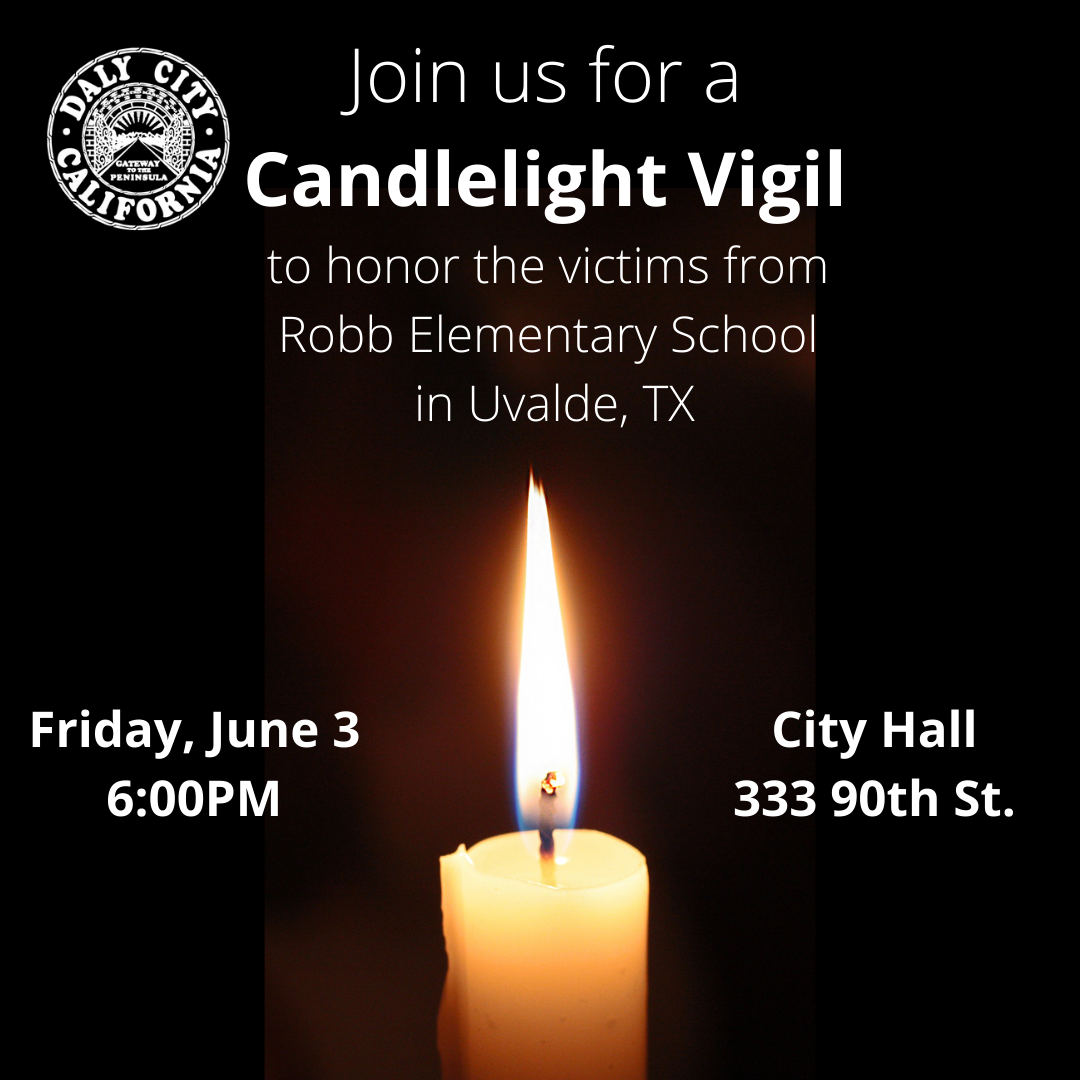 candlelight vigil for robb elementary school 