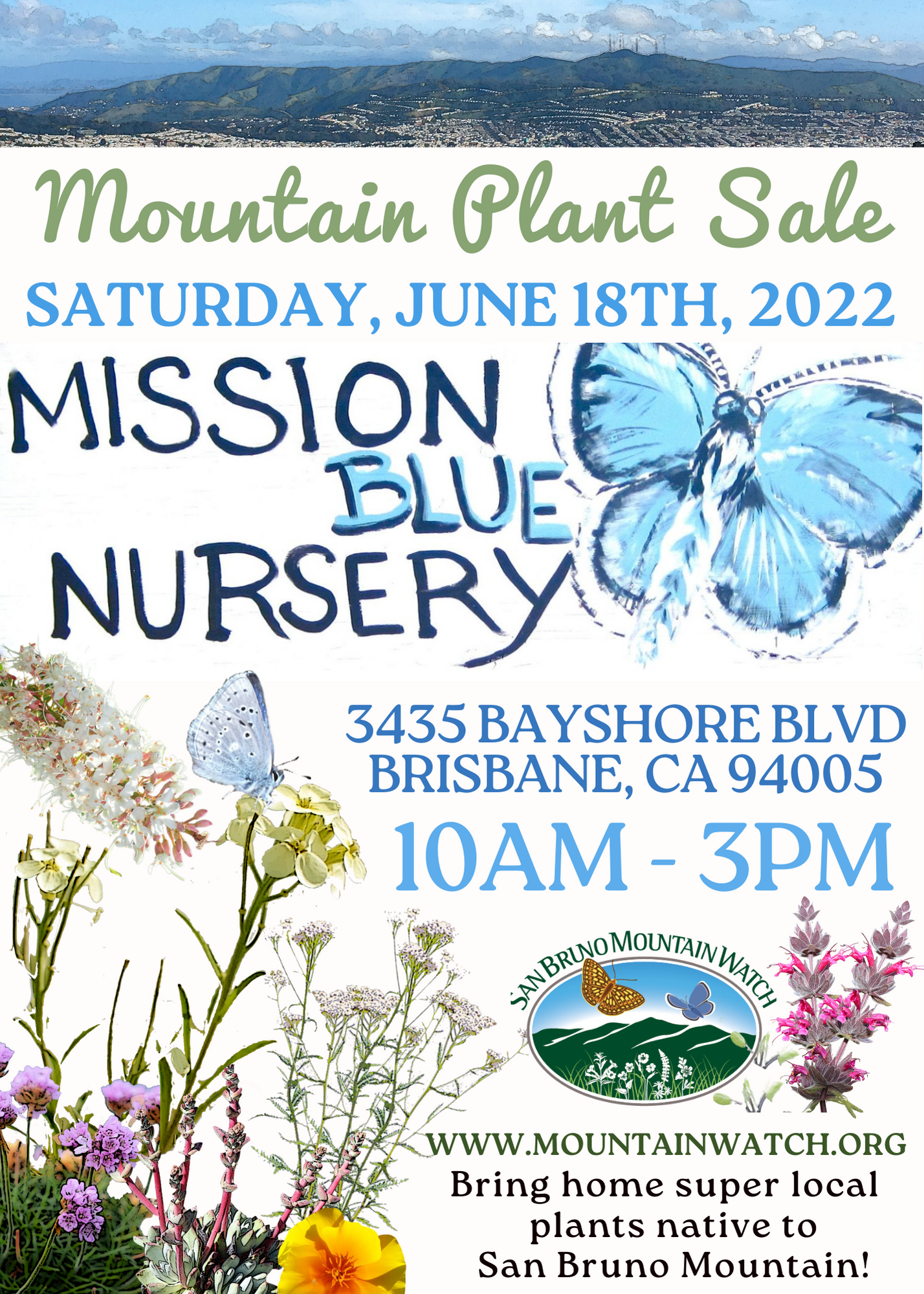 Mission Blue Nursery Plant Sale Jun 18 2022 Flyer 