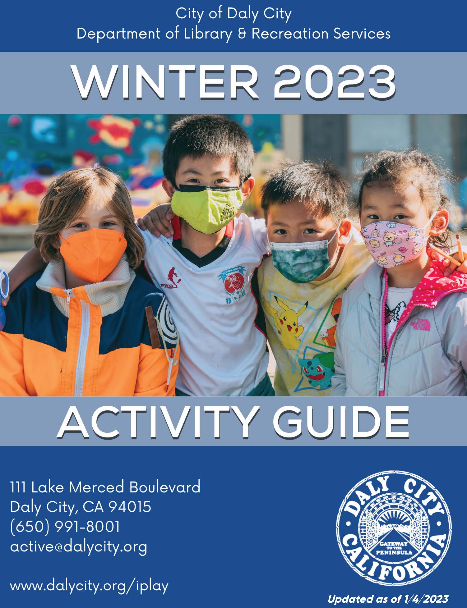 2023 Winter Activty Guide Cover