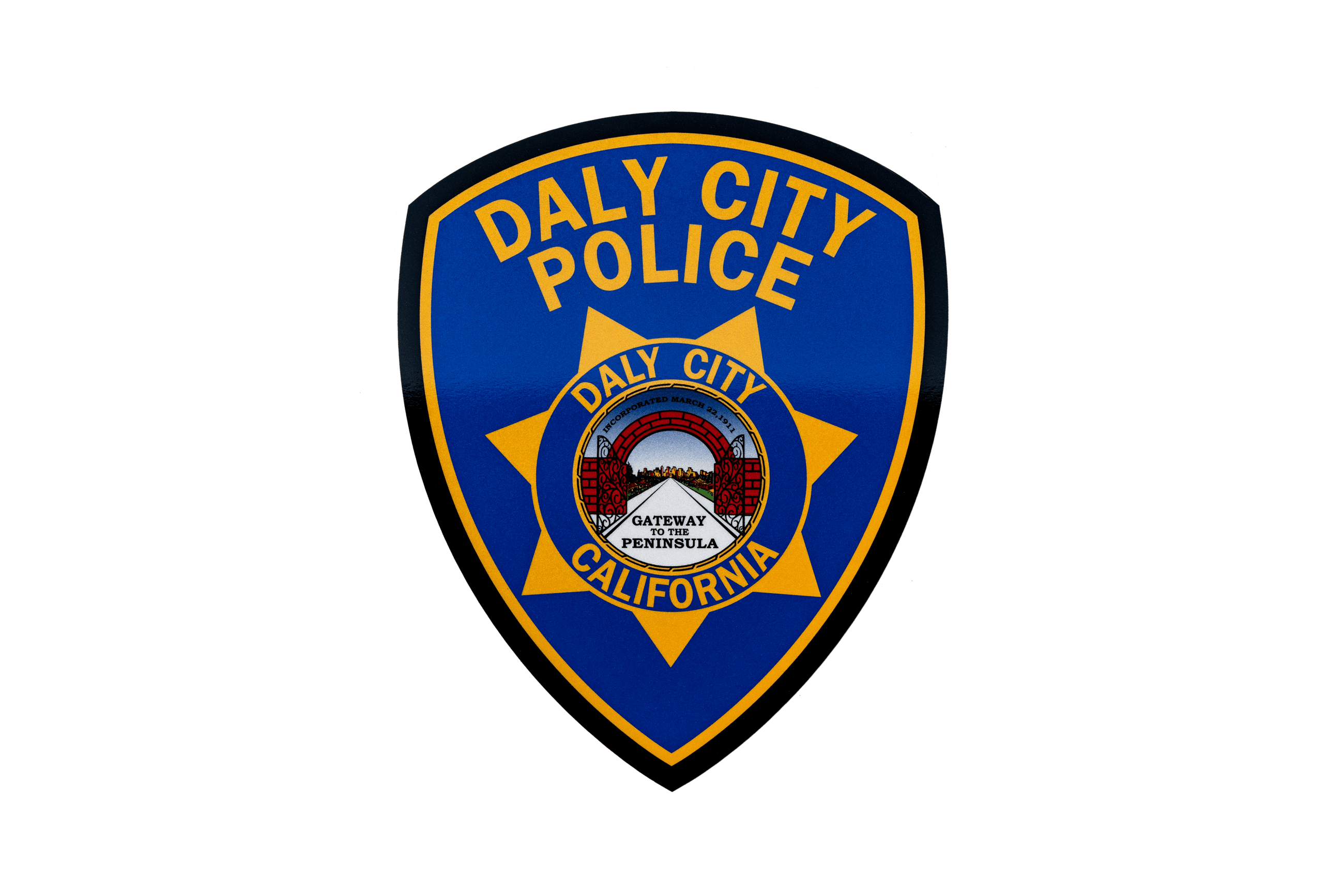 Daly City Police Department patch.