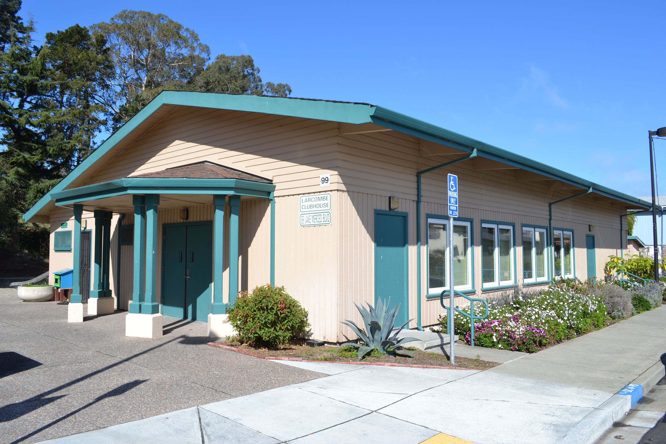 Larcombe Clubhouse Exterior