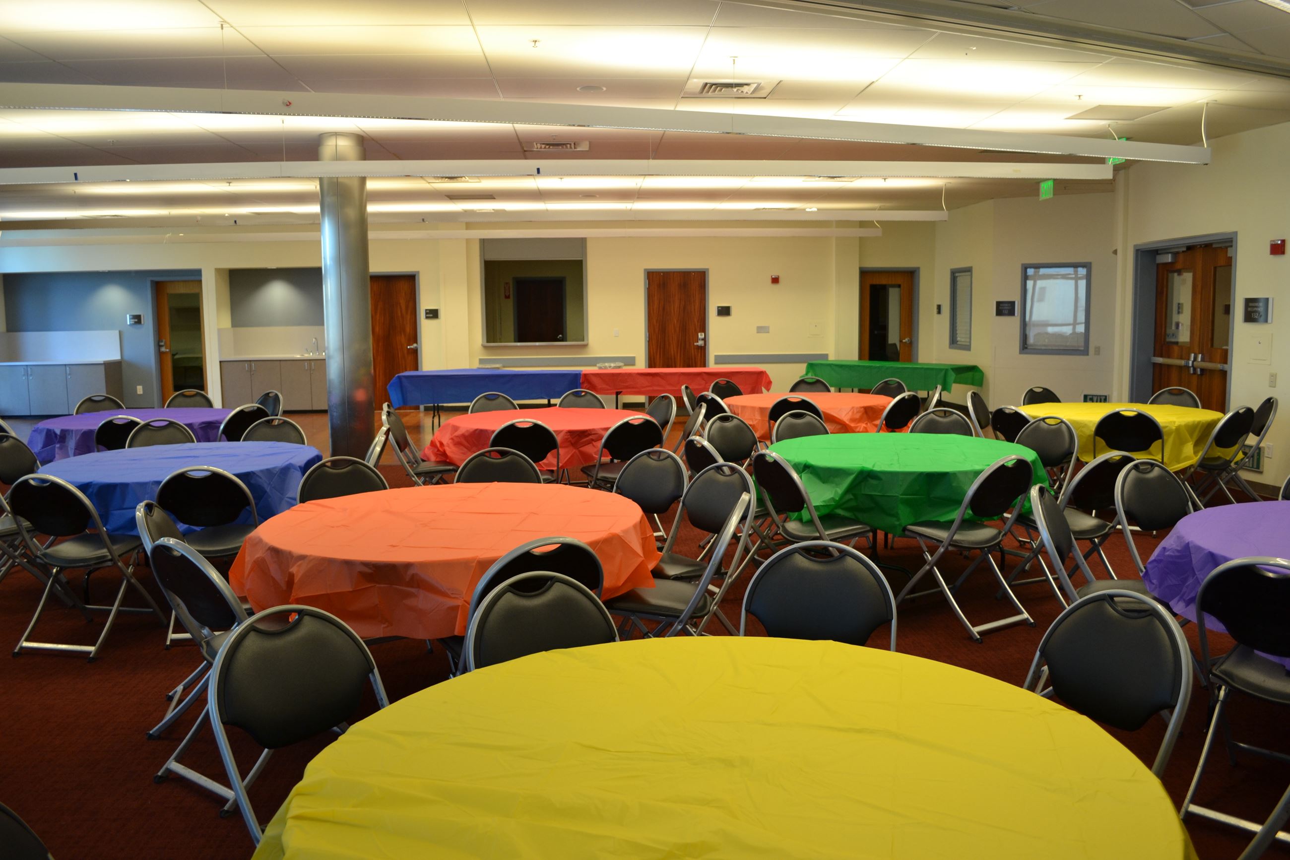 War Memorial Activity Room with Table Covers 5