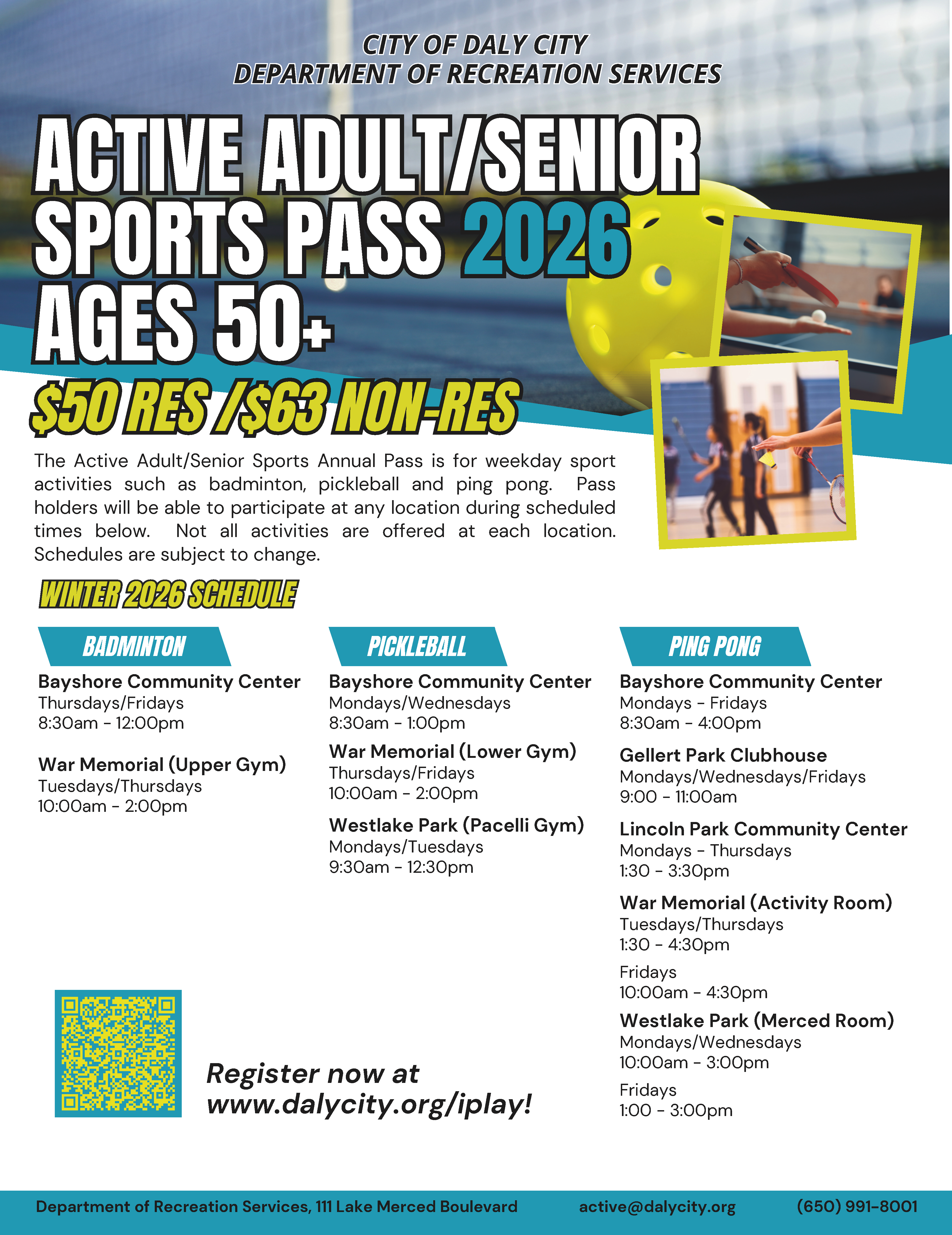 AAS Sports Pass - Winter 2025