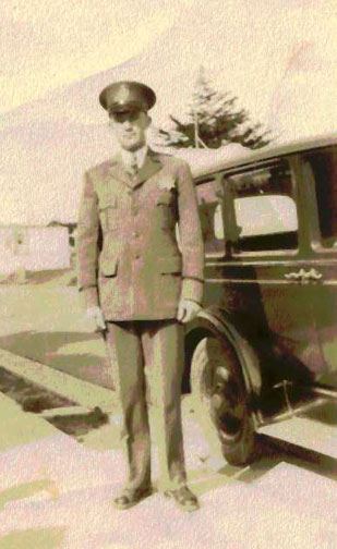 Police Officer Beside a Car
