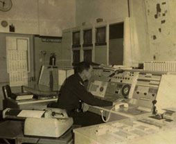 An Officer in the Communications Center