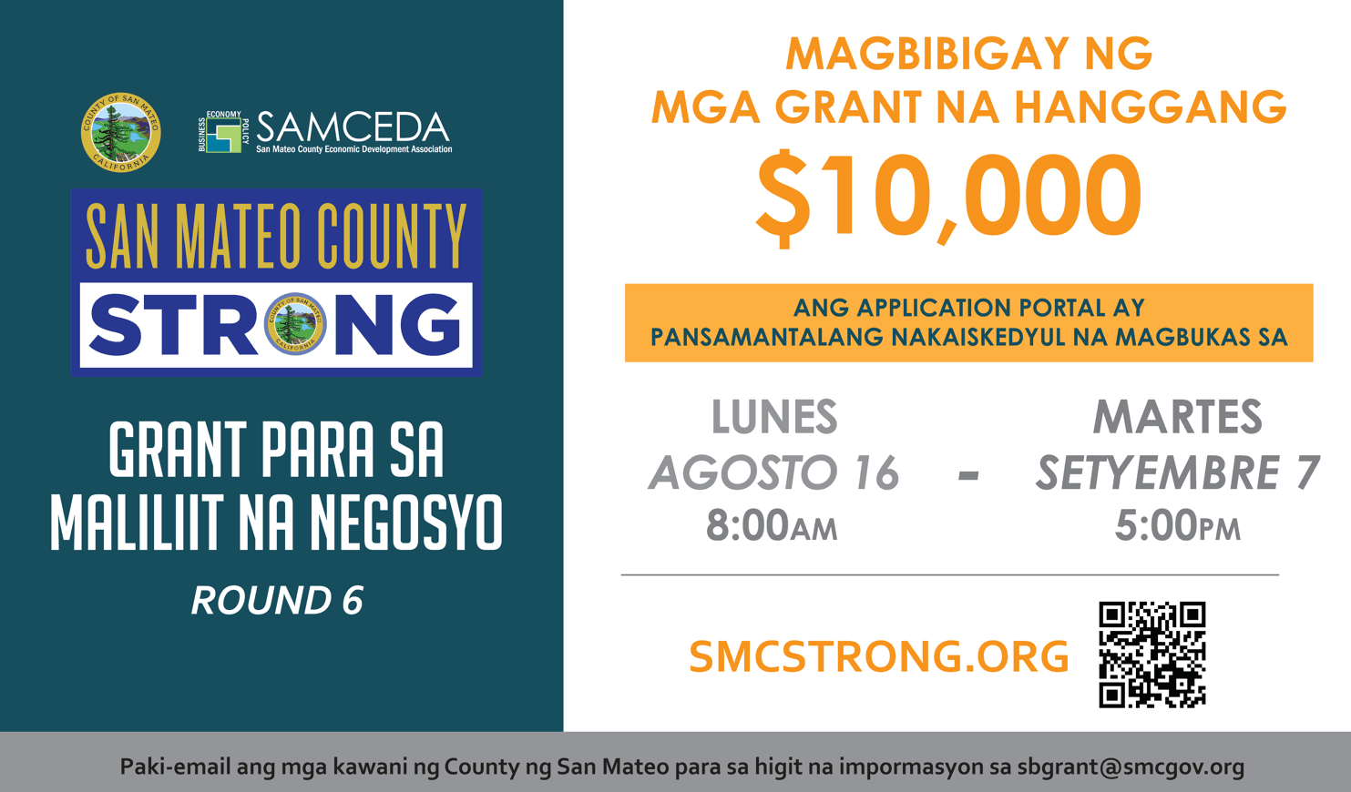 Small Business Grants August 2021 Tagalog